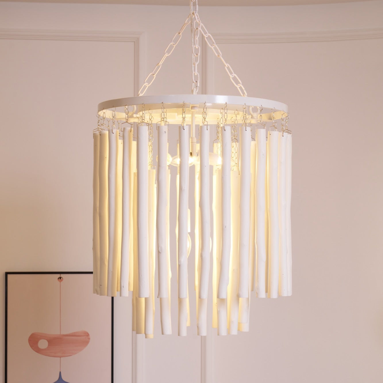 Nyphaiel Postmodern Luxury Wood Chandelier