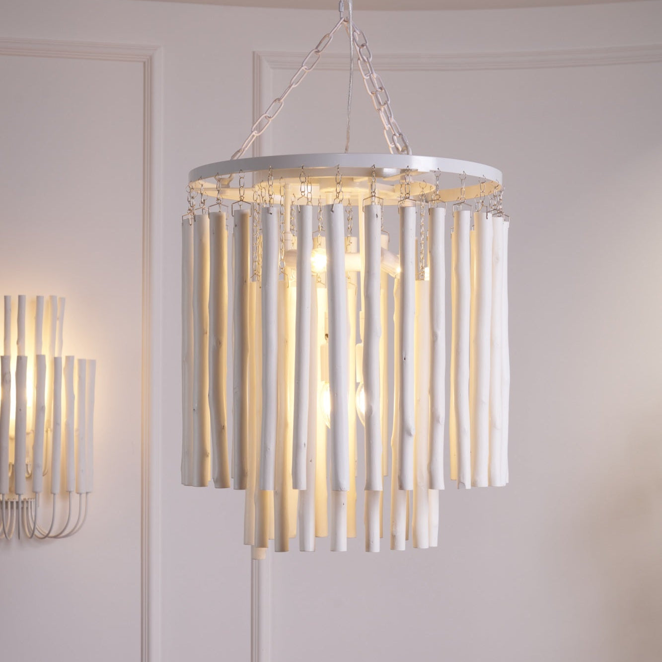 Nyphaiel Postmodern Luxury Wood Chandelier