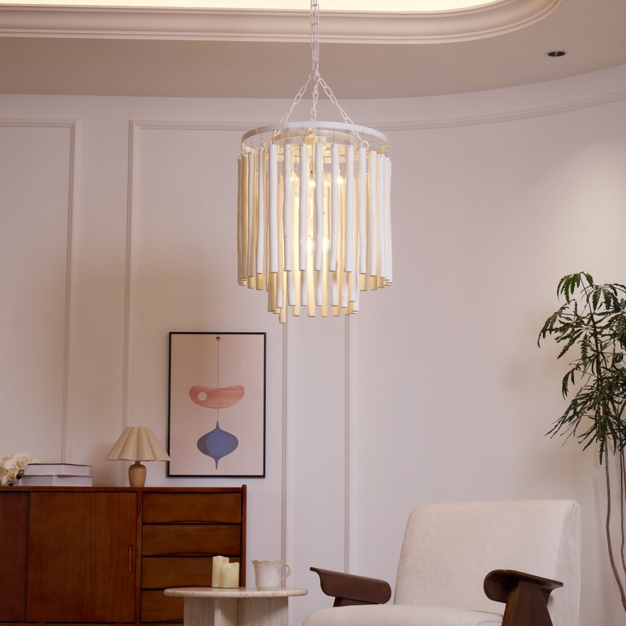 Ravenborne Wood Chandelier