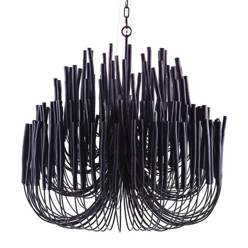 Nyphaiel Postmodern Luxury Wood Chandelier