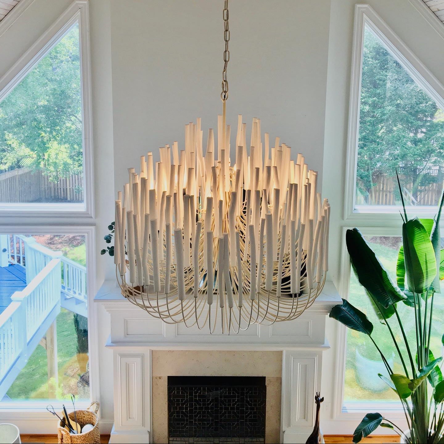 Nyphaiel Postmodern Luxury Wood Chandelier
