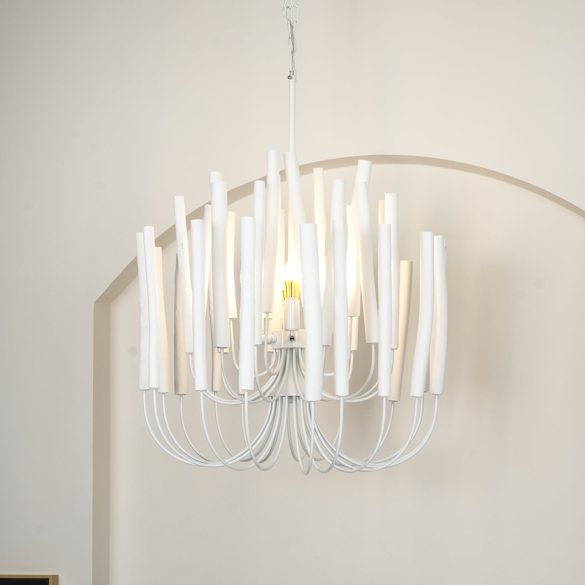 Nyphaiel Postmodern Luxury Wood Chandelier