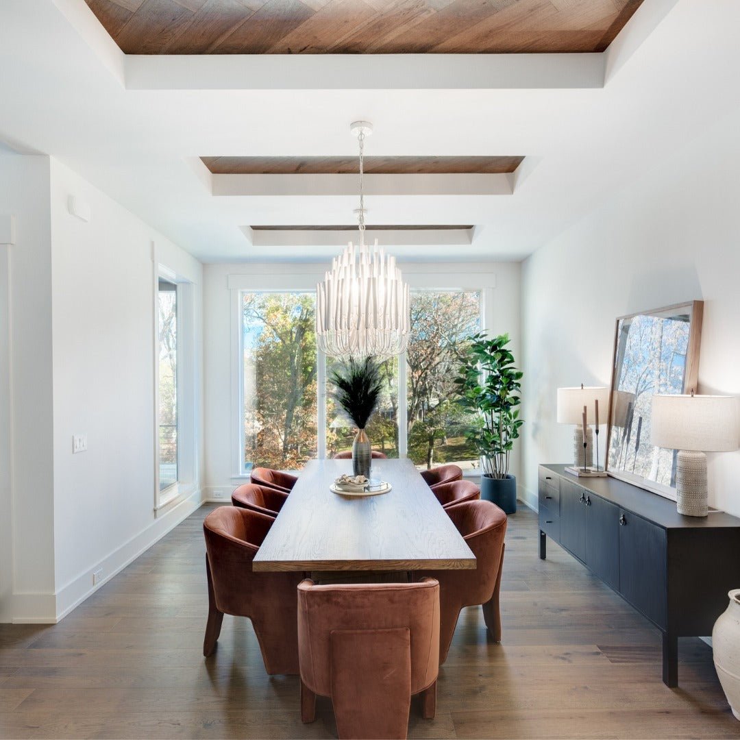 Nyphaiel Postmodern Luxury Wood Chandelier