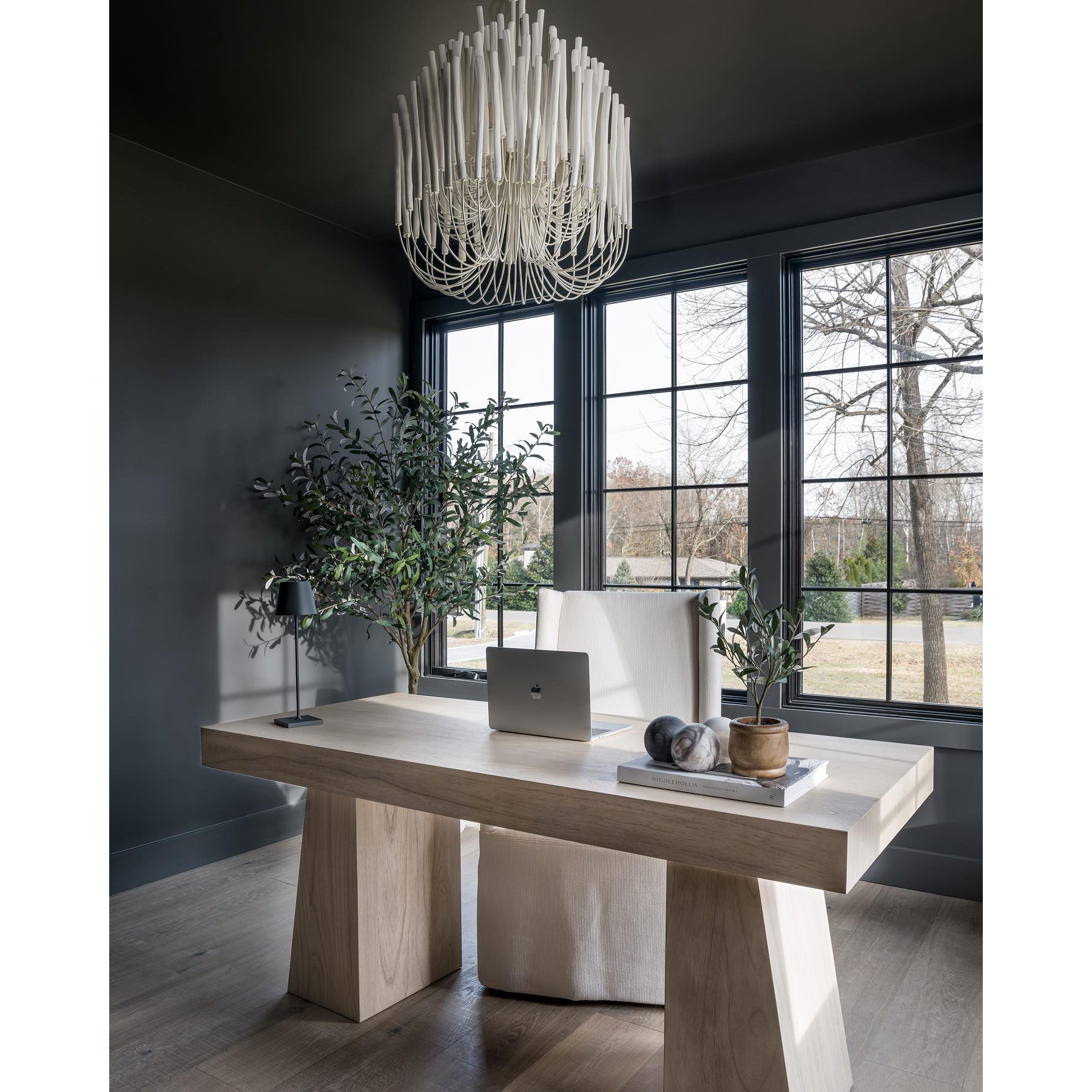 Nyphaiel Postmodern Luxury Wood Chandelier