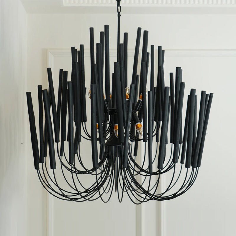 Nyphaiel Postmodern Luxury Wood Chandelier