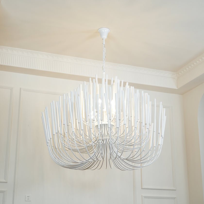 Nyphaiel Postmodern Luxury Wood Chandelier