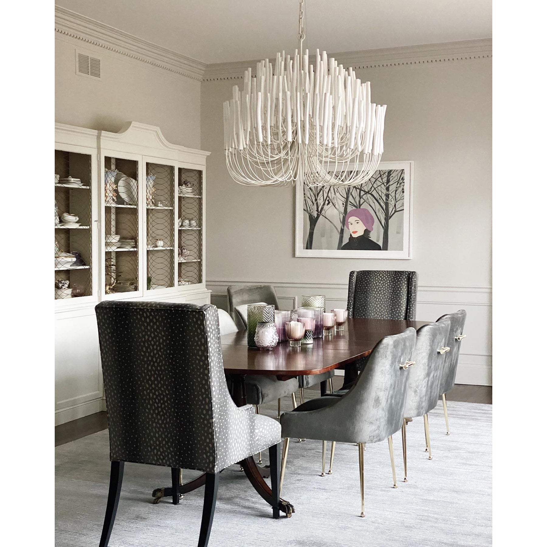 Nyphaiel Postmodern Luxury Wood Chandelier