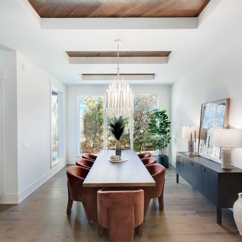 Nyphaiel Postmodern Luxury Wood Chandelier