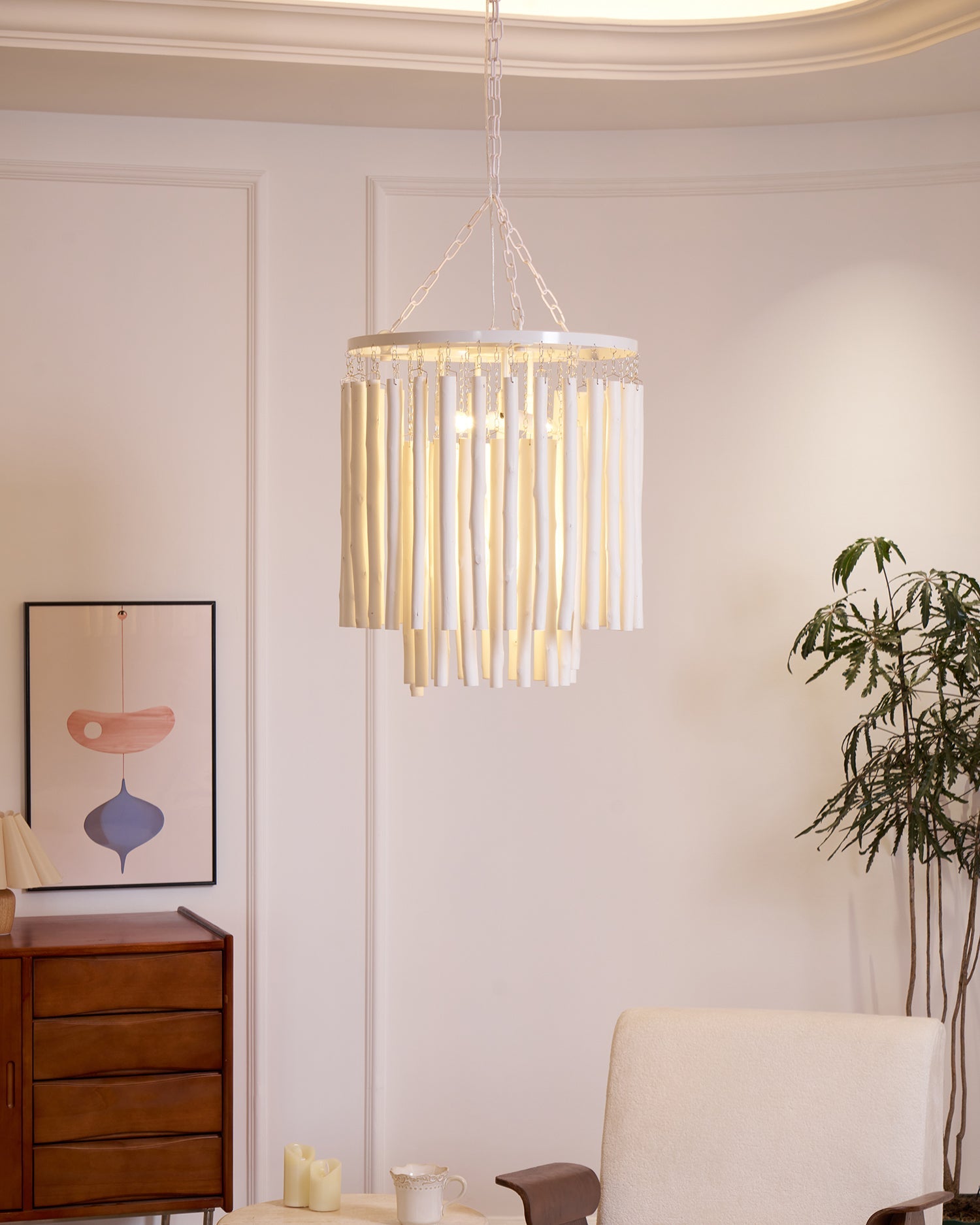 Ravenborne Wood Chandelier