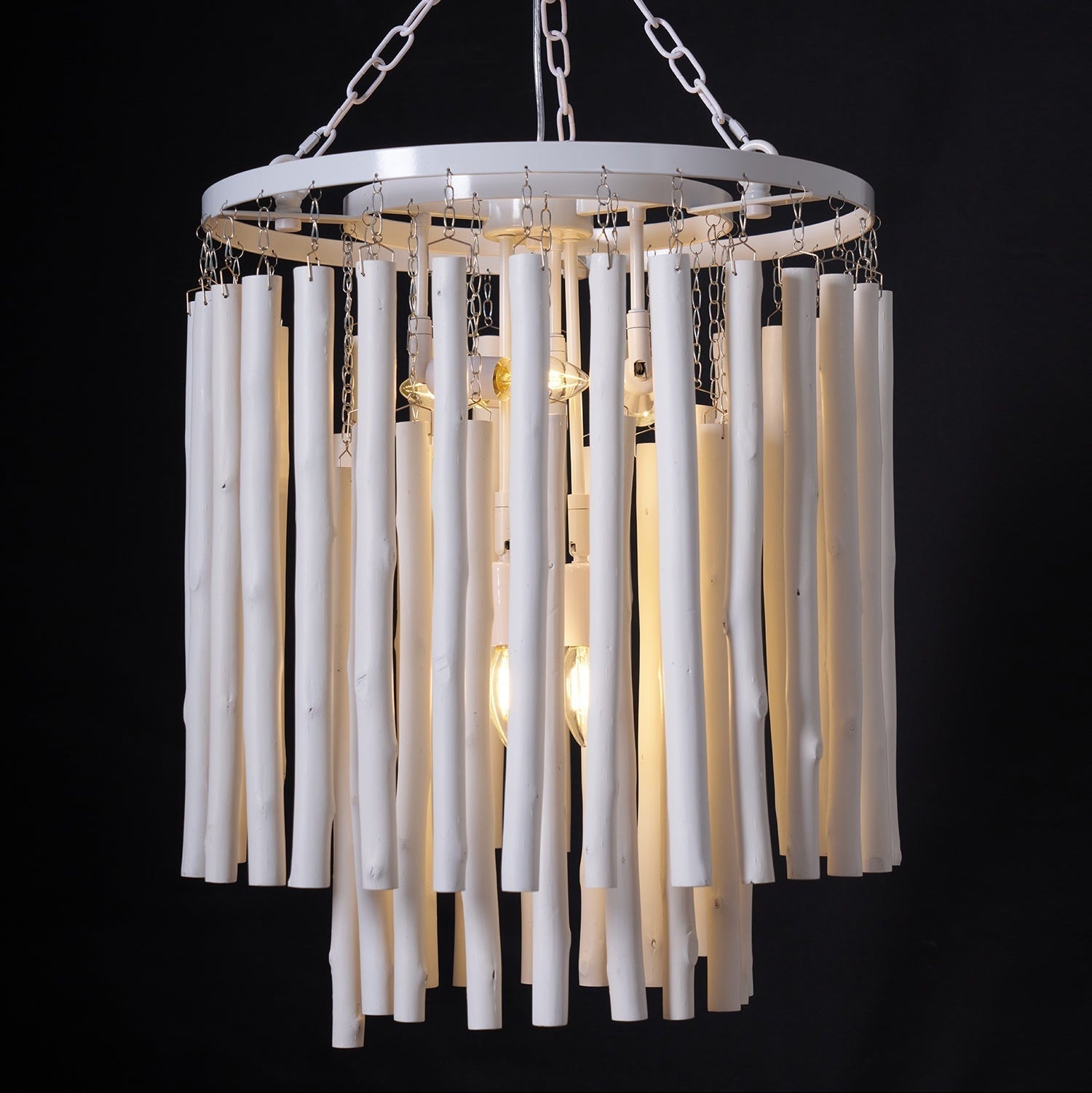 Nyphaiel Postmodern Luxury Wood Chandelier