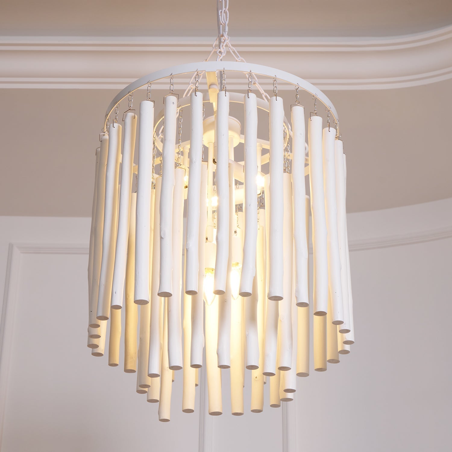 Nyphaiel Postmodern Luxury Wood Chandelier