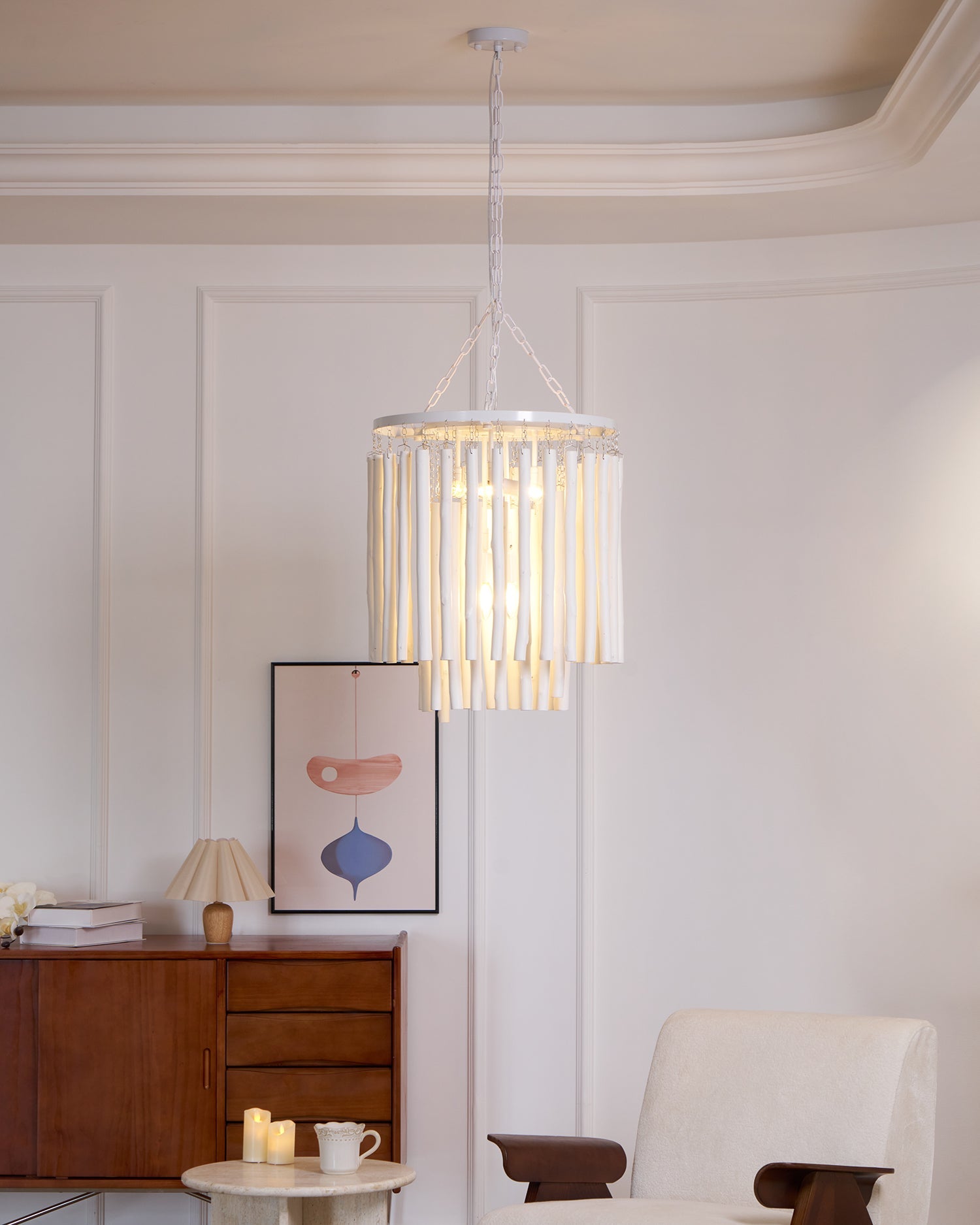 Ravenborne Wood Chandelier