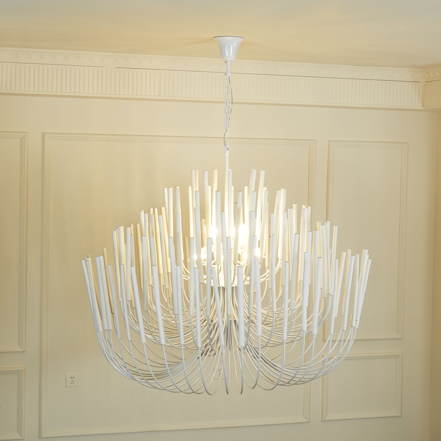 Nyphaiel Postmodern Luxury Wood Chandelier