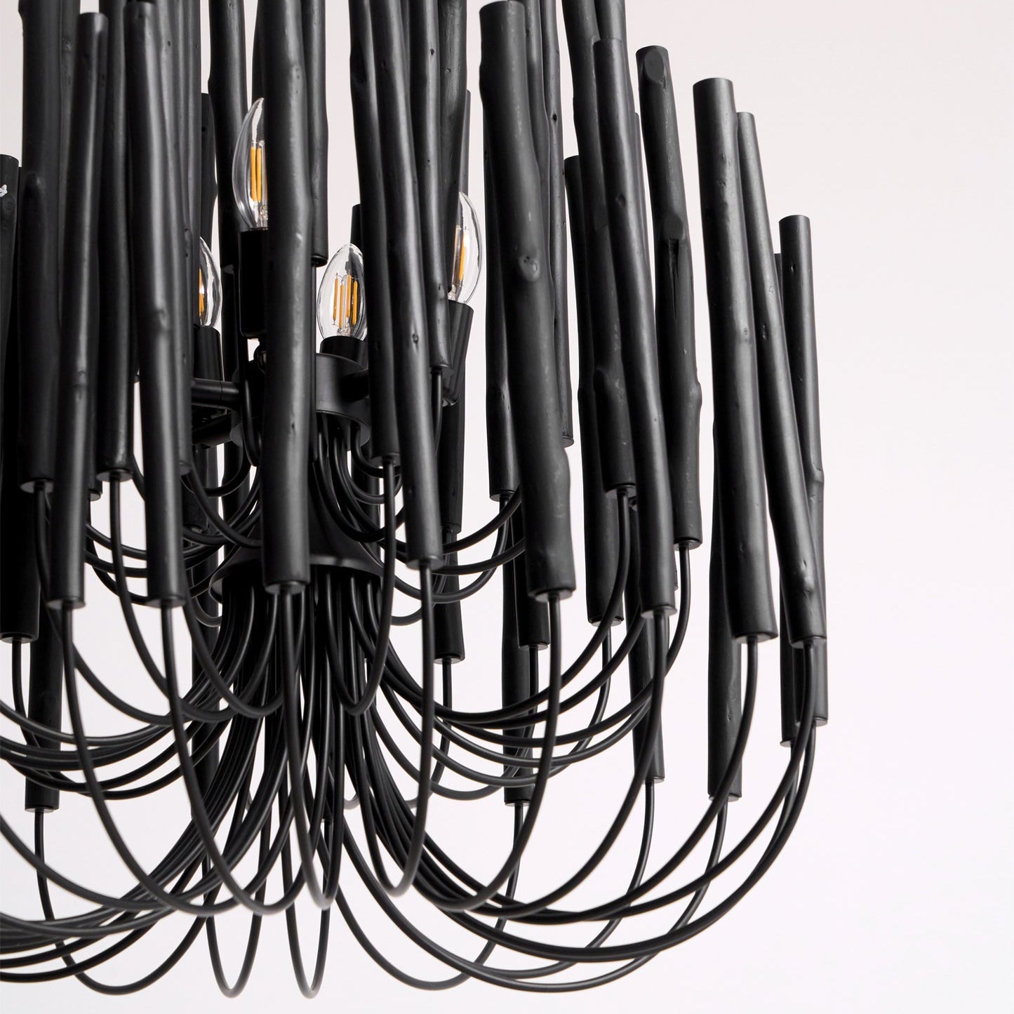 Nyphaiel Postmodern Luxury Wood Chandelier