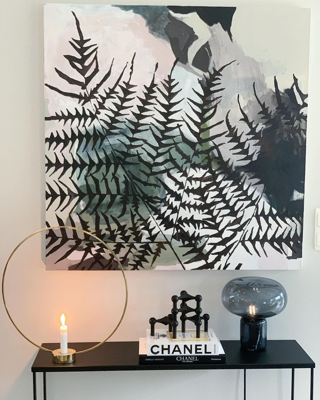 Rova Marble Industrial Table Lamp - Neutral Decor