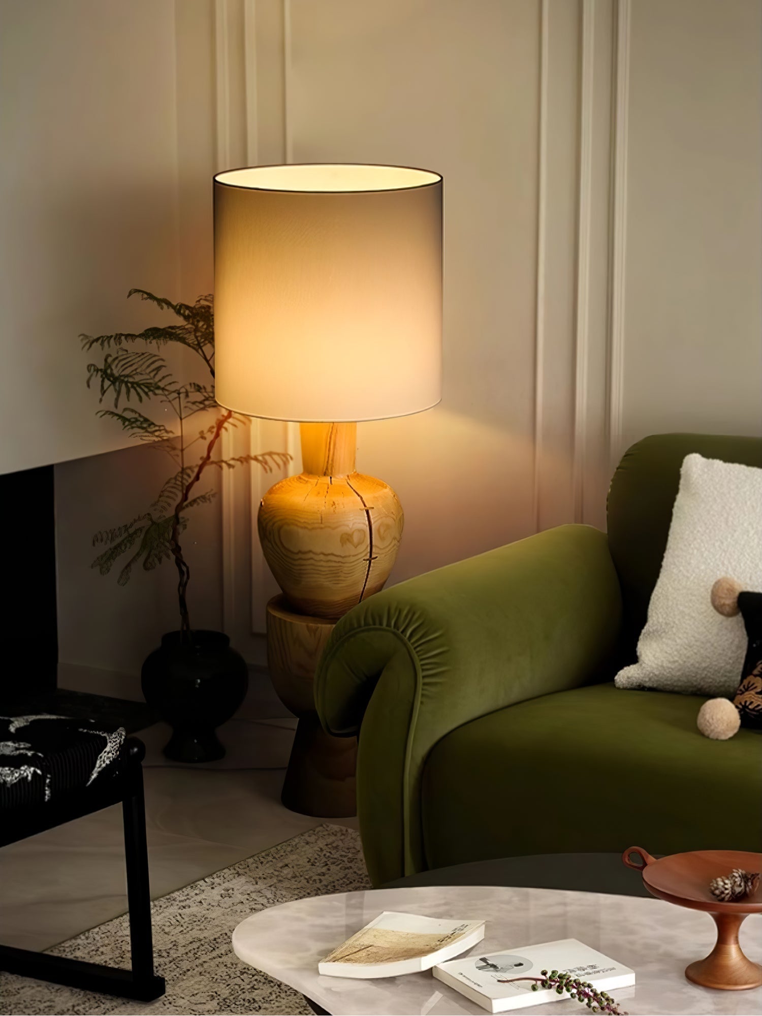 Flynis Wooden Table Lamp
