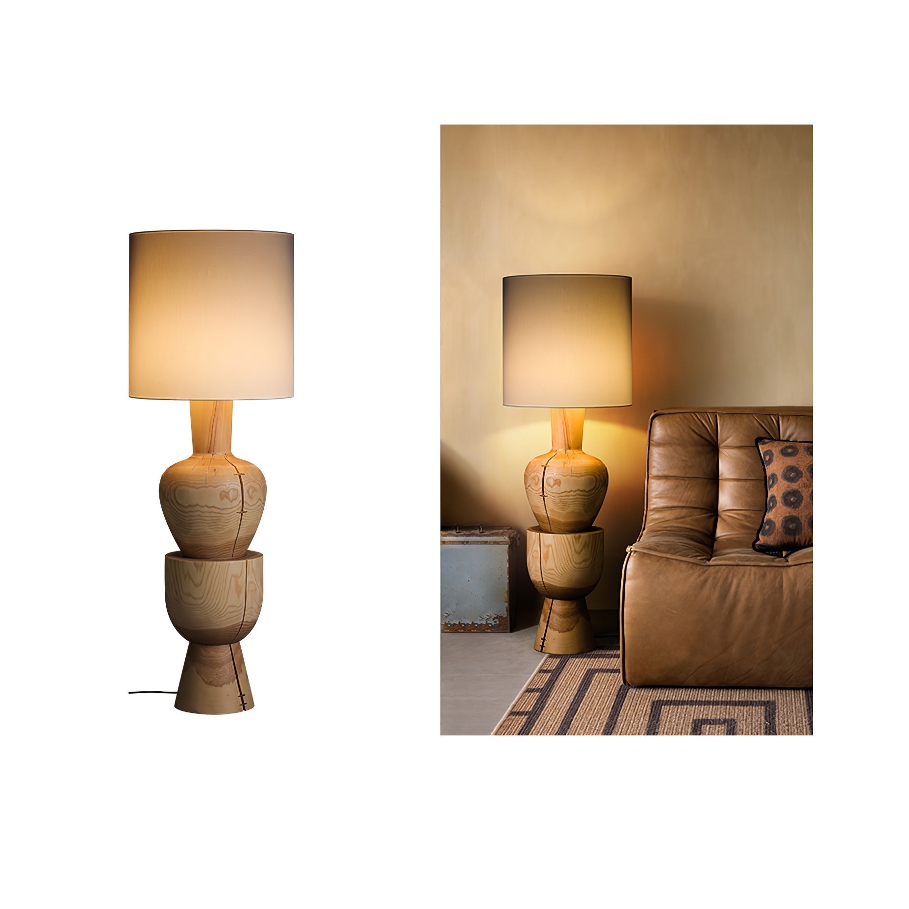 Flynis Wooden Table Lamp