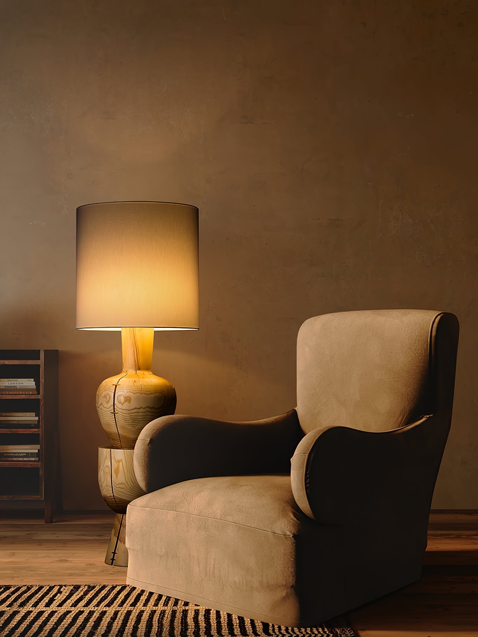 Flynis Wooden Table Lamp