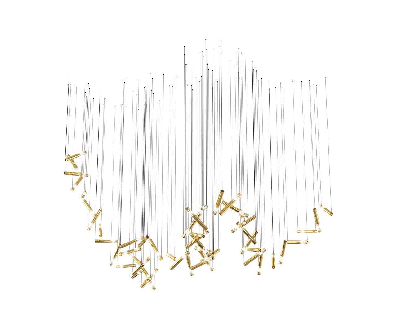 Rivinian Orchestral Cascade Chandelier
