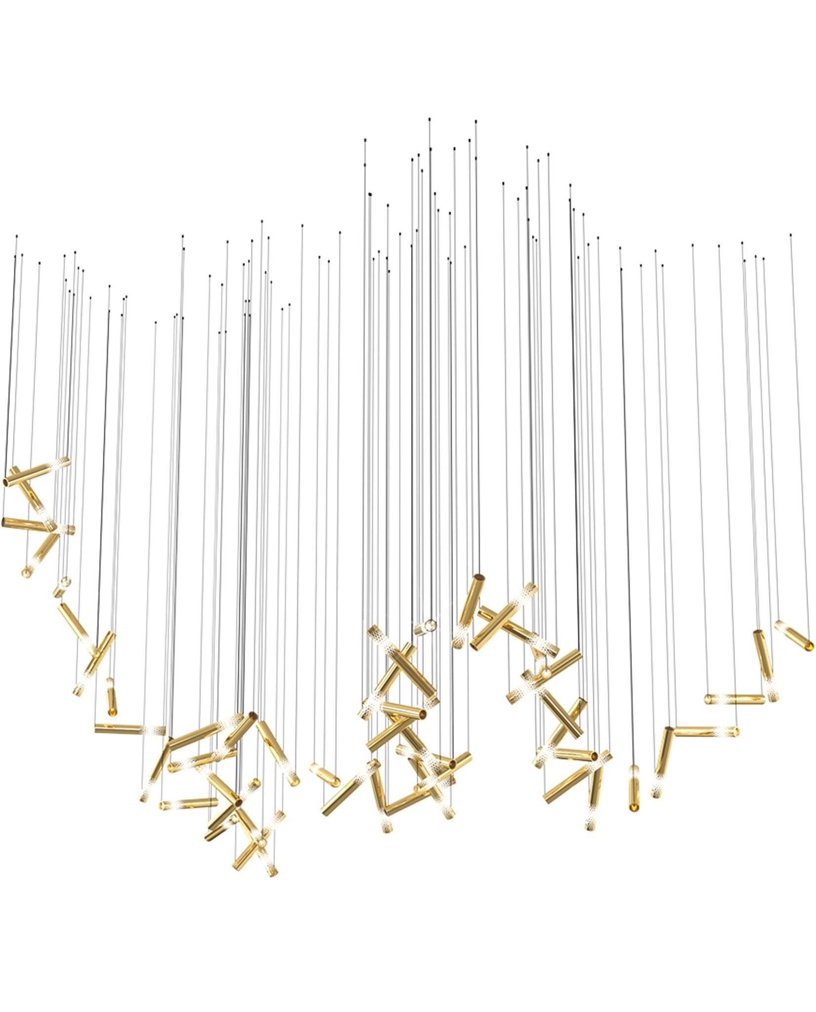 Rivinian Orchestral Cascade Chandelier
