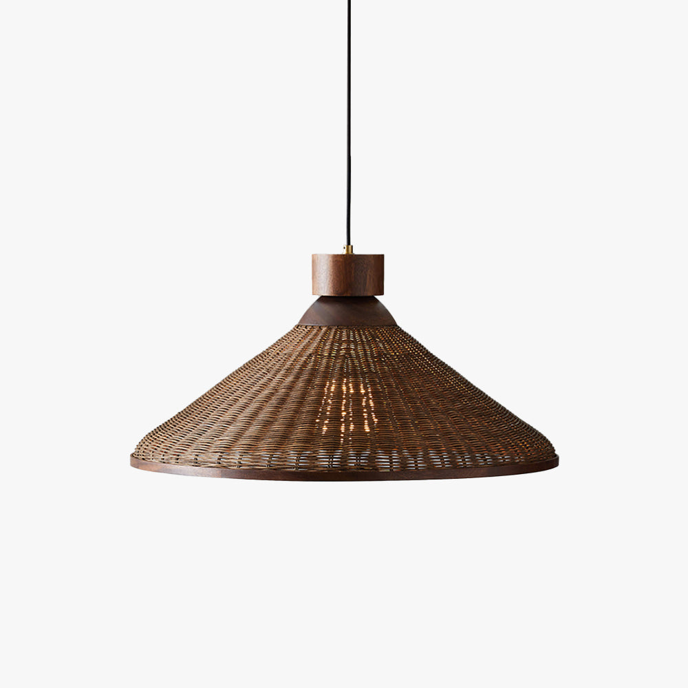 Silva Retro Design LED Pendant / Ceiling Light Rattan Living Room/Restaurant/Hotel
