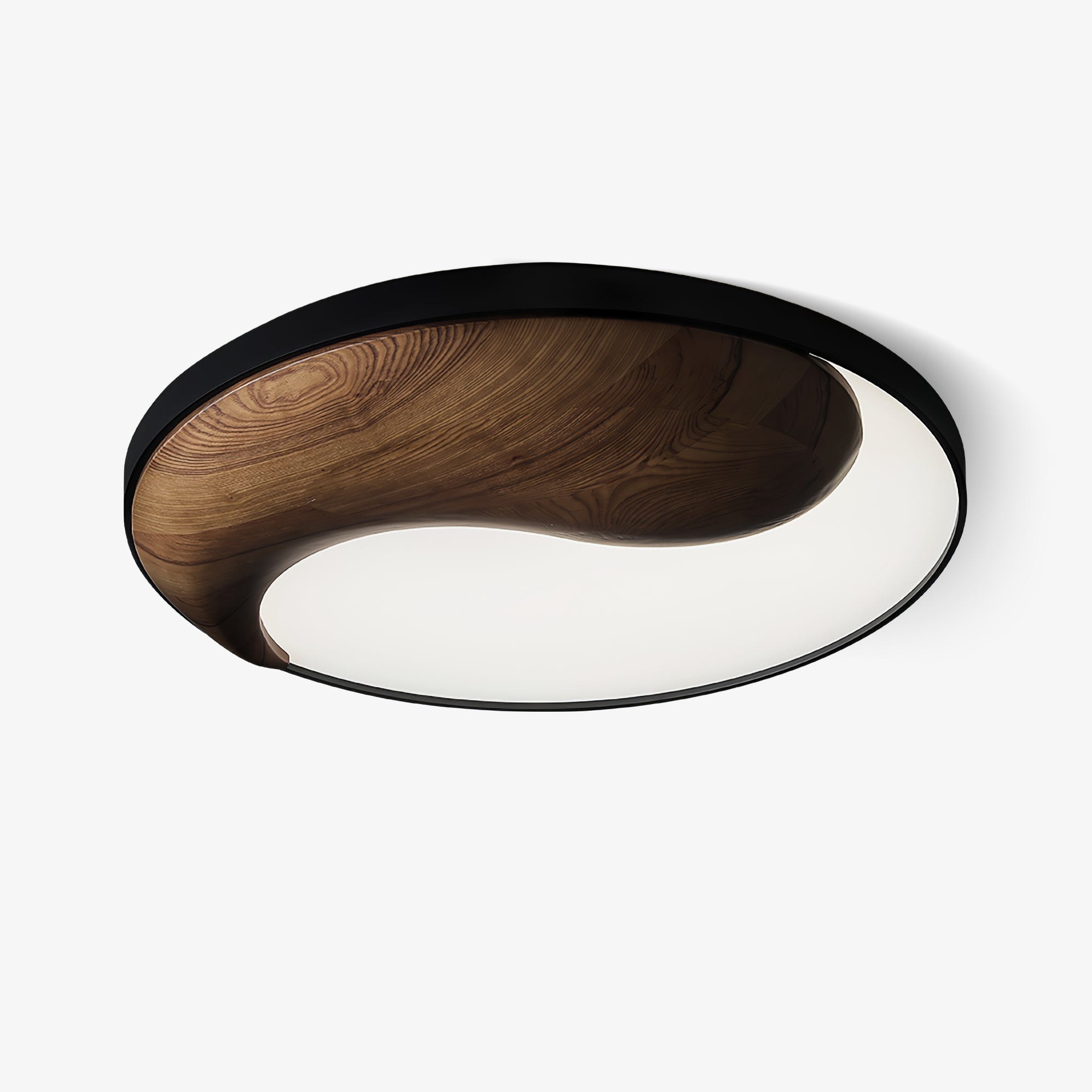 Ivelor Modern Minimalist Balance Wood Ceiling Light