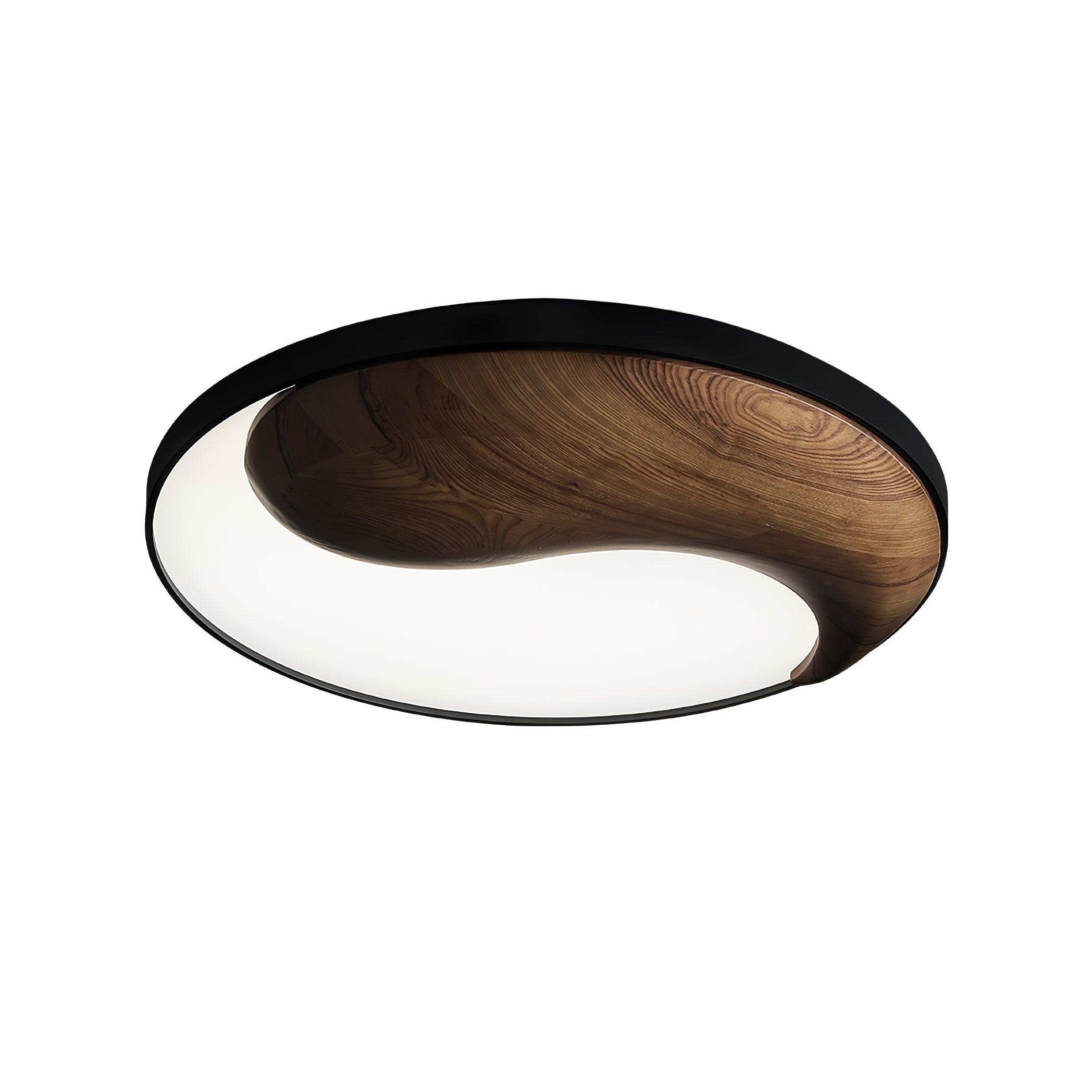 Ivelor Modern Minimalist Balance Wood Ceiling Light