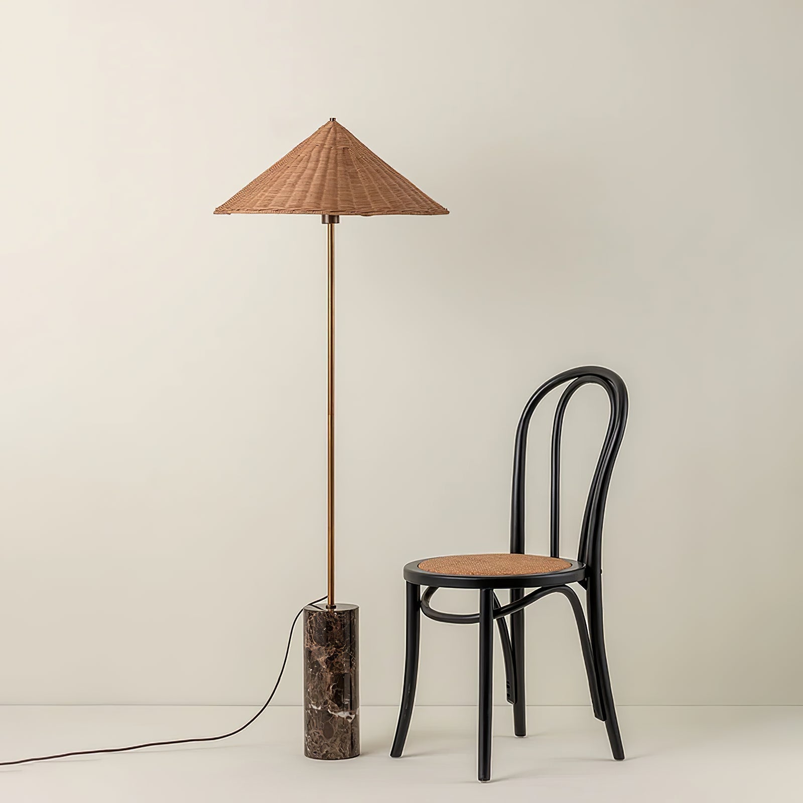Zenith Bohemian Marble Floor Lamp