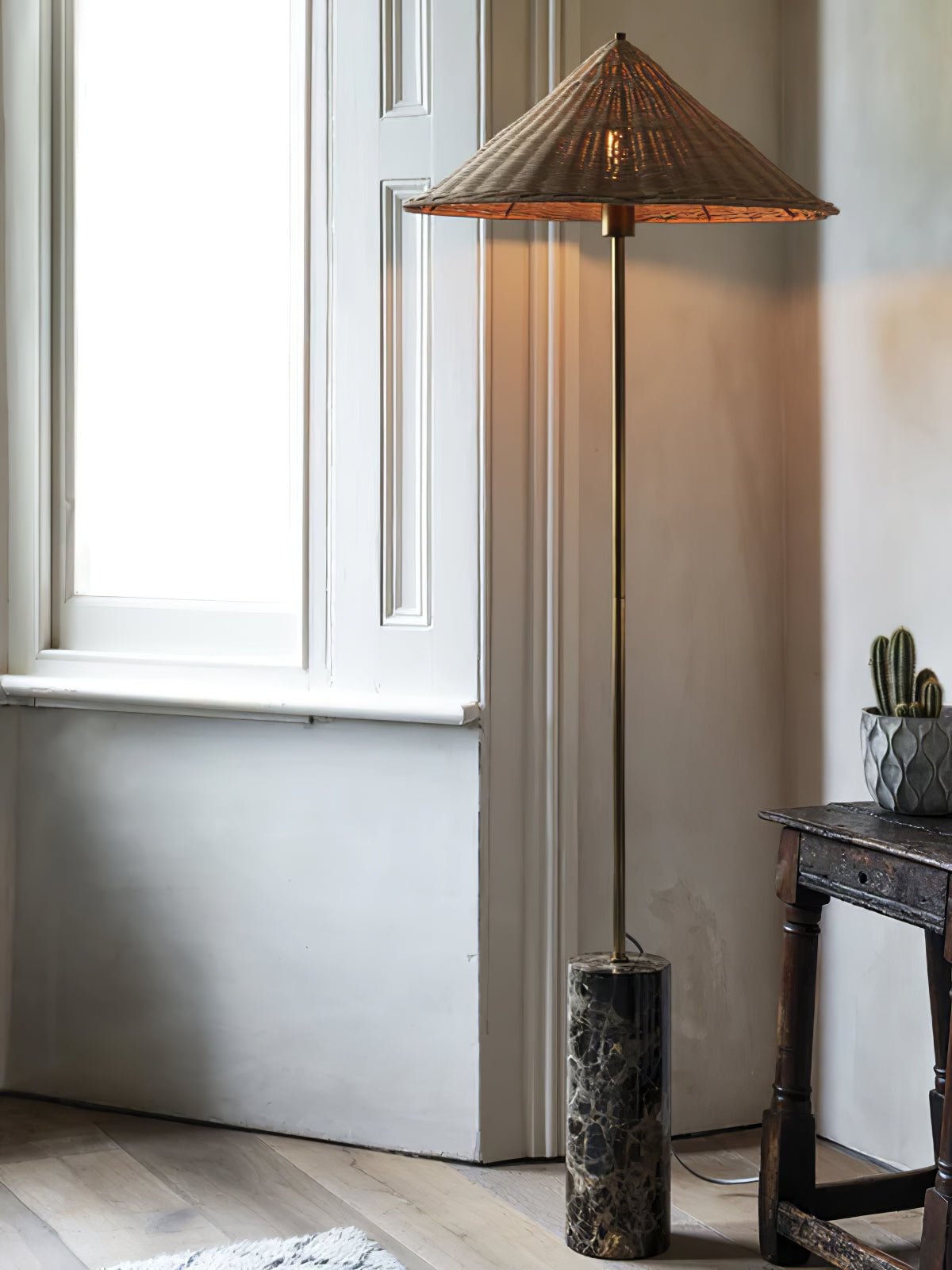 Zenith Bohemian Marble Floor Lamp