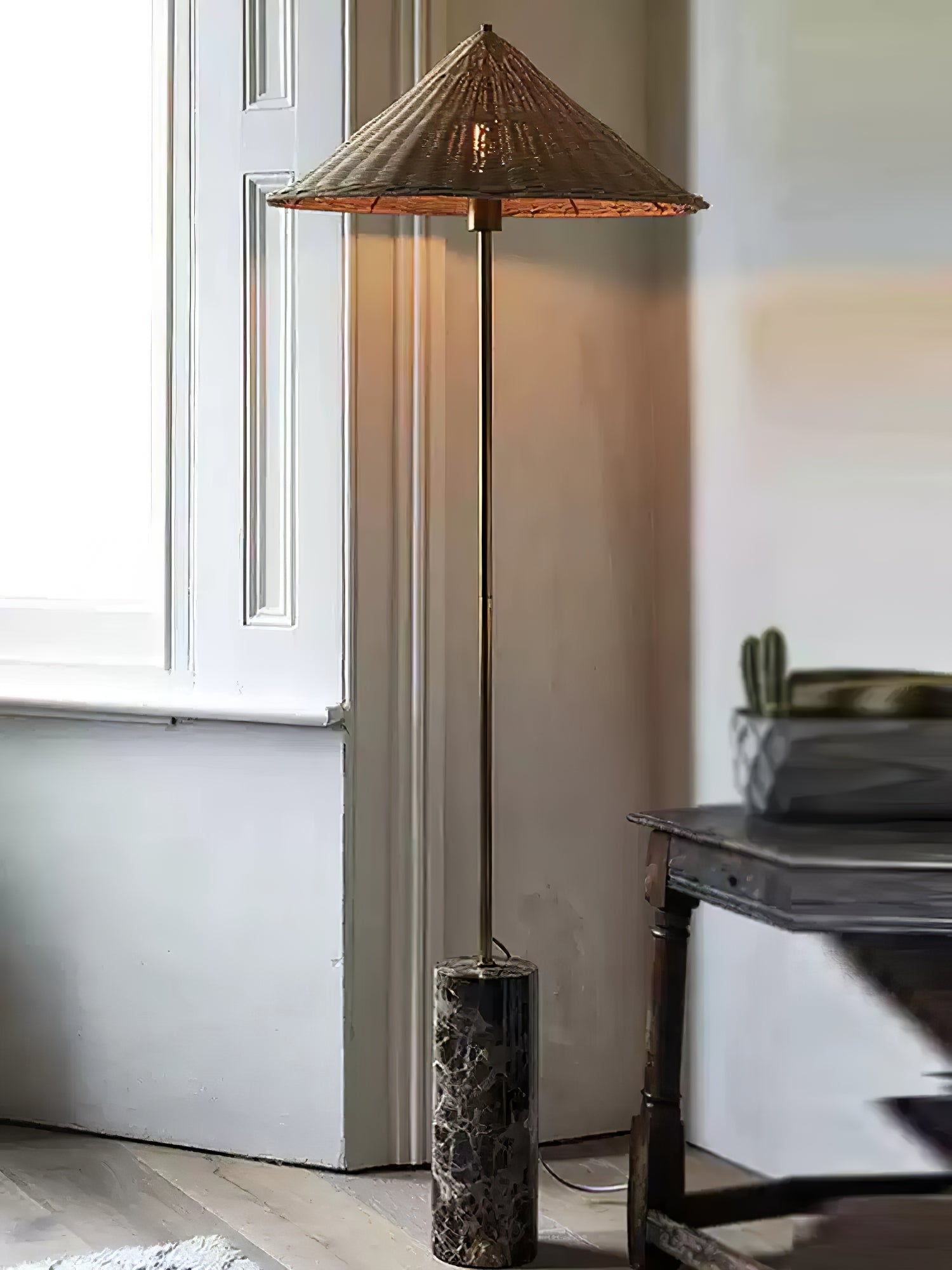Zenith Bohemian Marble Floor Lamp
