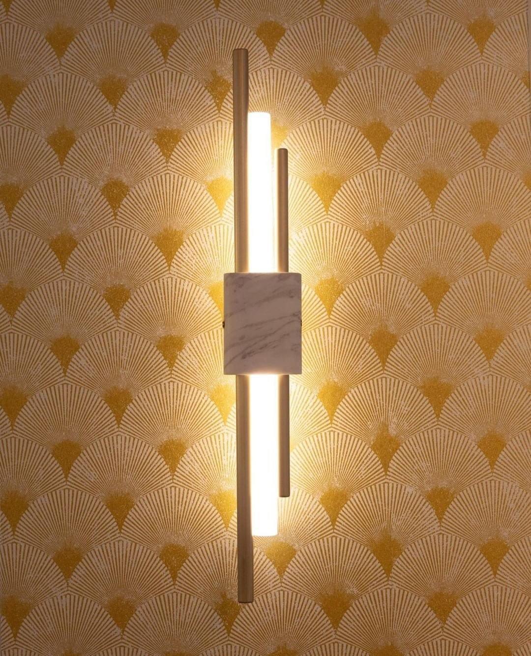 Evely Premium Nordic Art Plug In Marble Wall Light