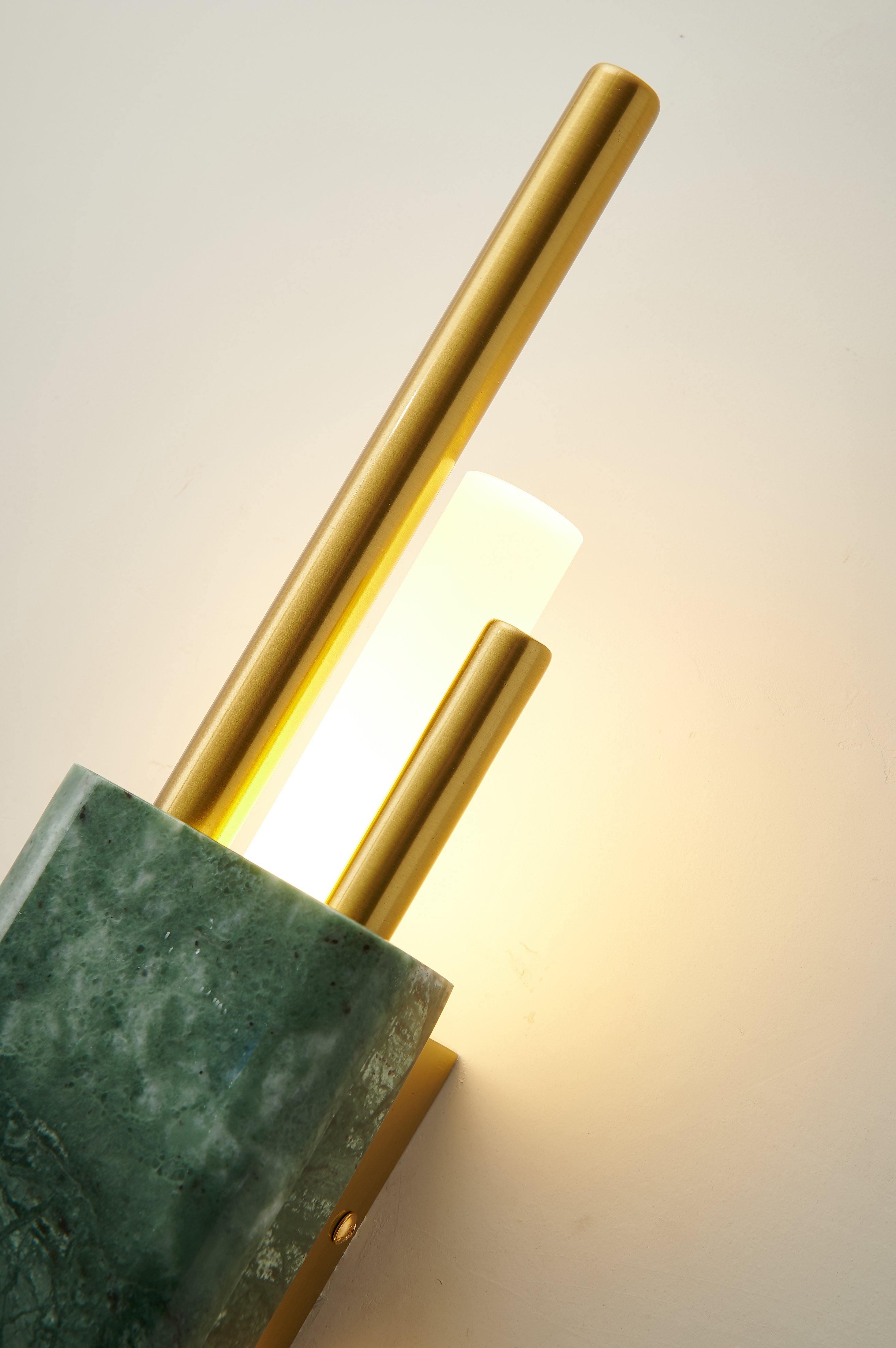 Evely Premium Nordic Art Plug In Marble Wall Light