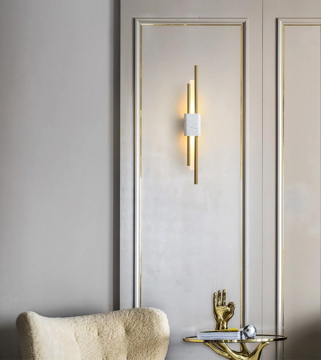 Mirenol Premium Nordic Art Marble Wall Light