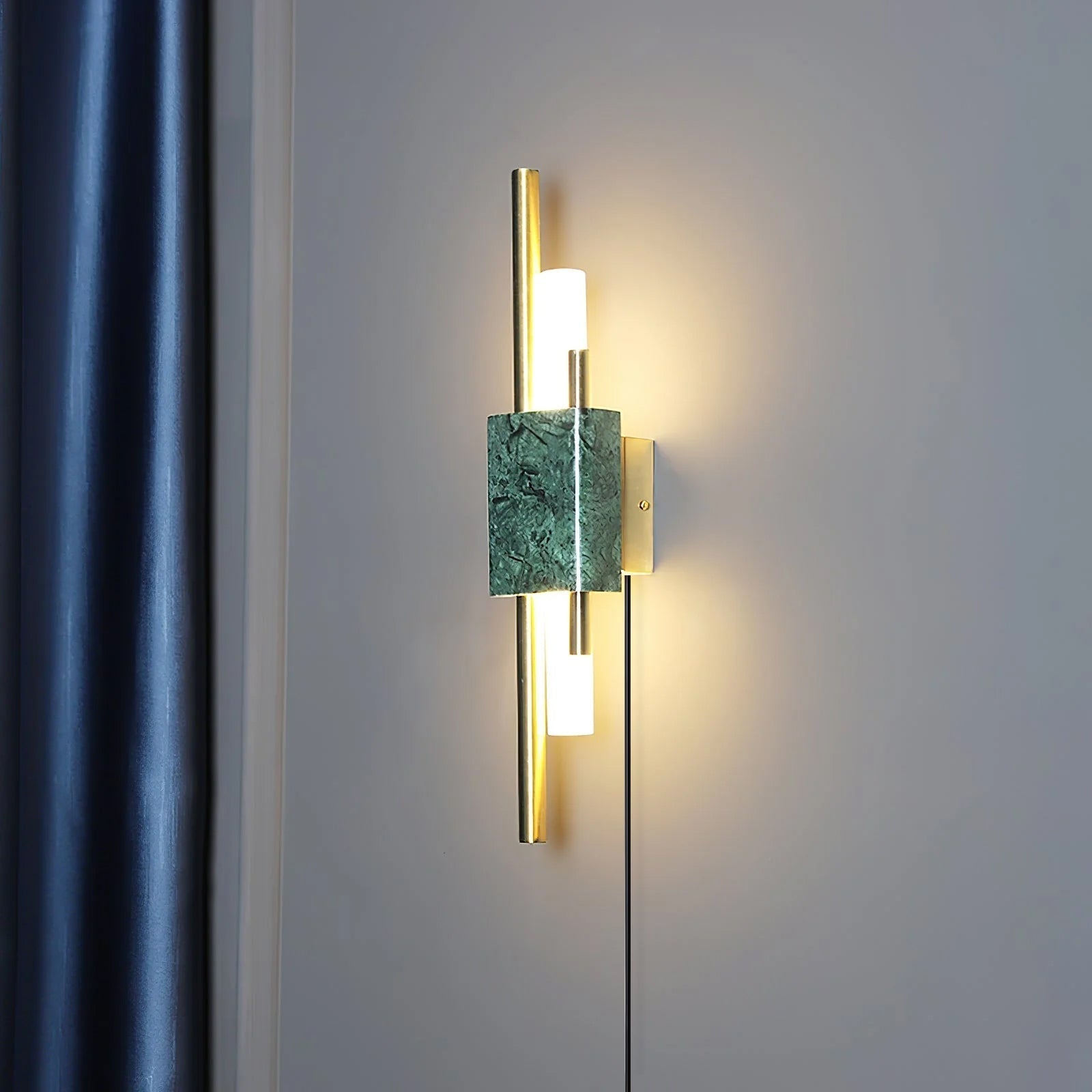 Evely Premium Nordic Art Plug In Marble Wall Light
