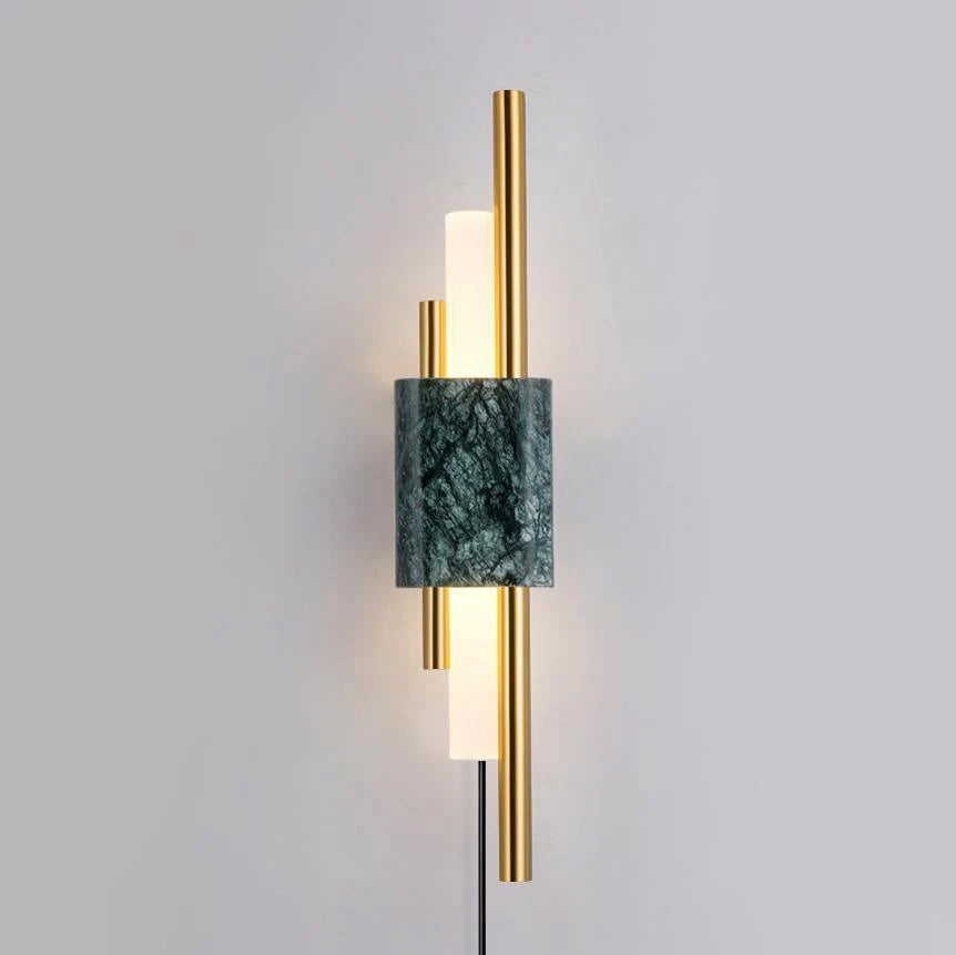 Evely Premium Nordic Art Plug In Marble Wall Light