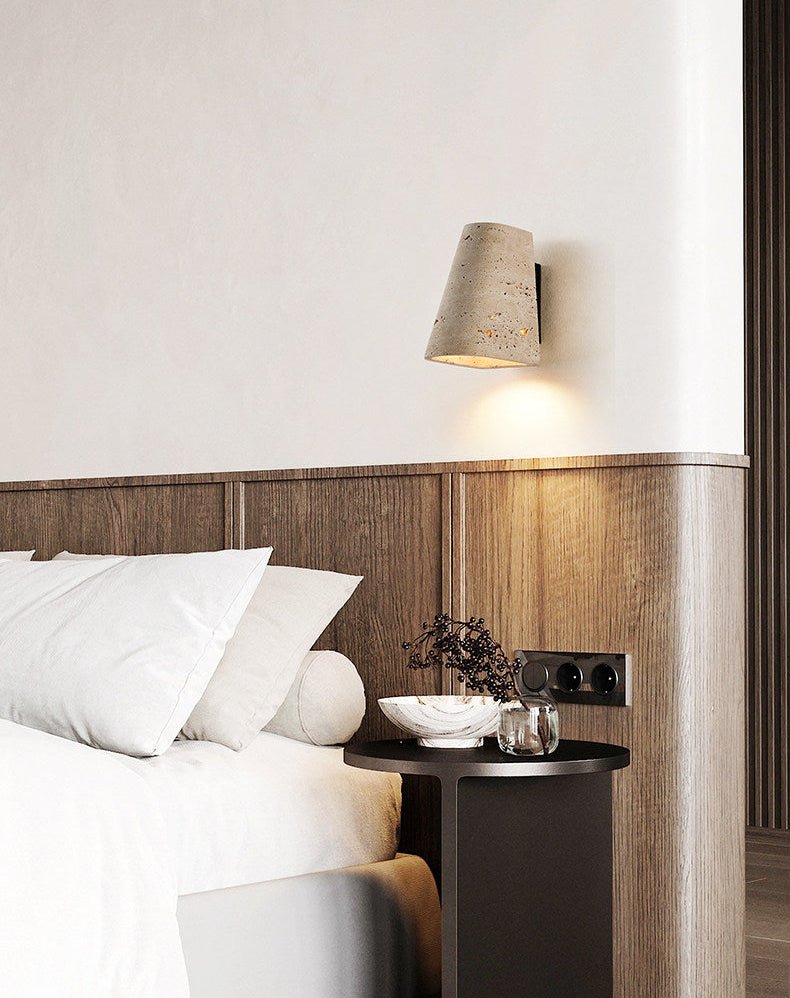 Tavren Travertine Wall Sconce