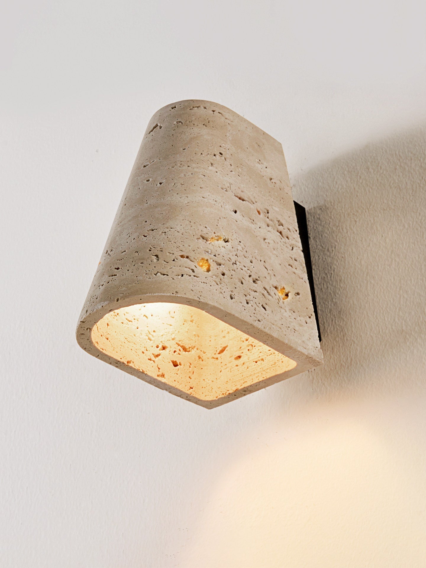 Tavren Travertine Wall Sconce