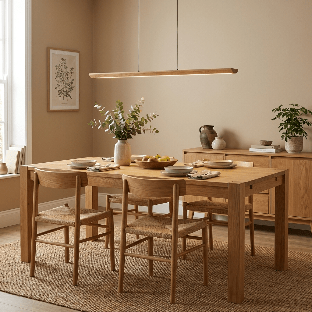 Alderine Wood Linear Pendant Lamp