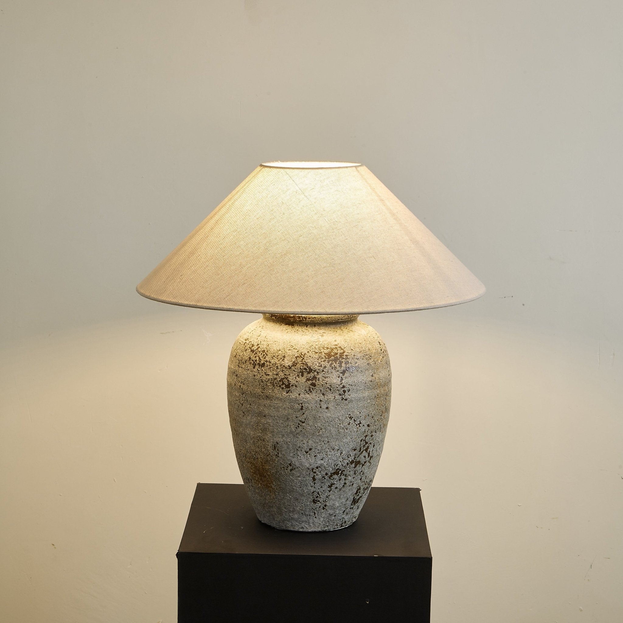 Terra Ceramic & Fabric Table Lamp