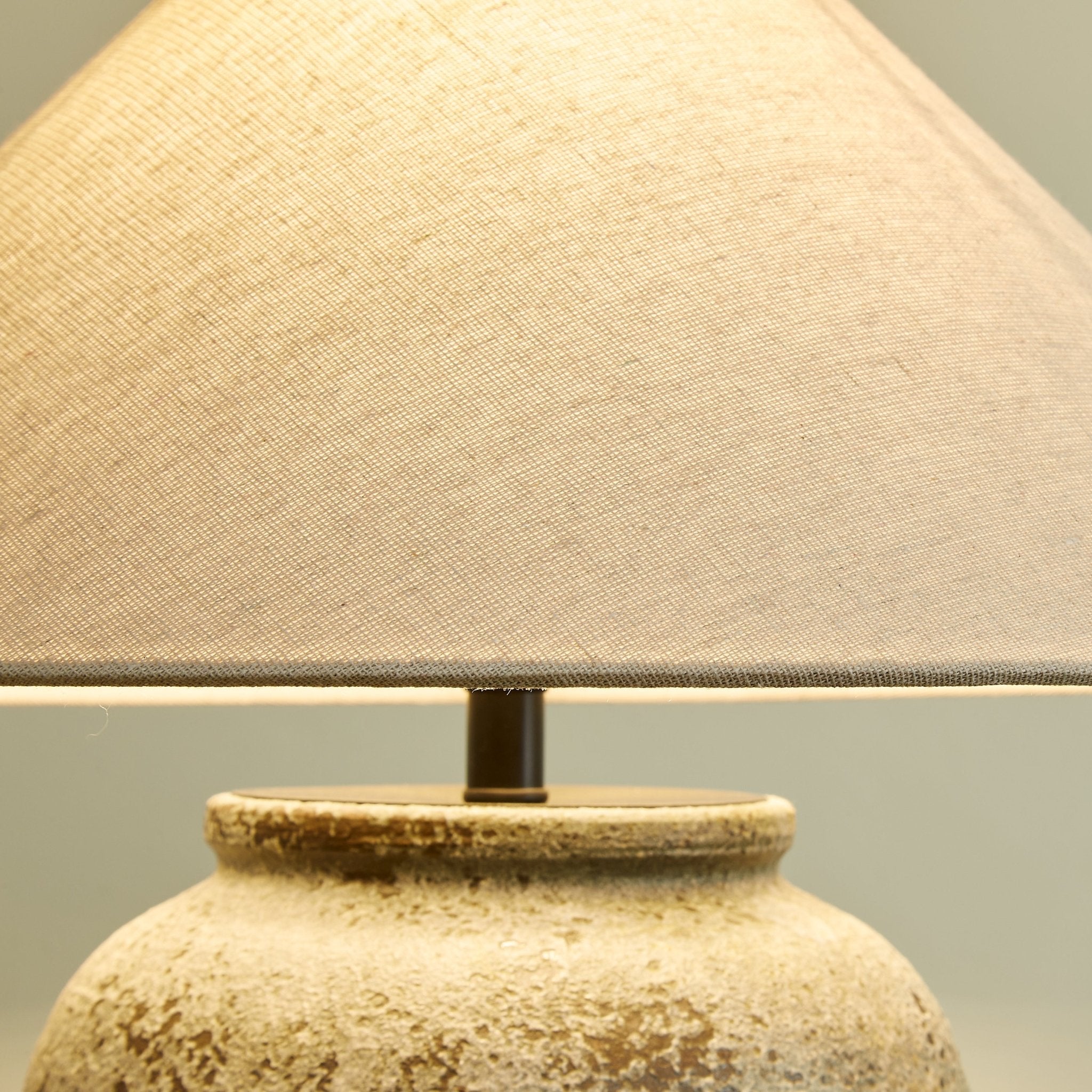Terra Ceramic & Fabric Table Lamp