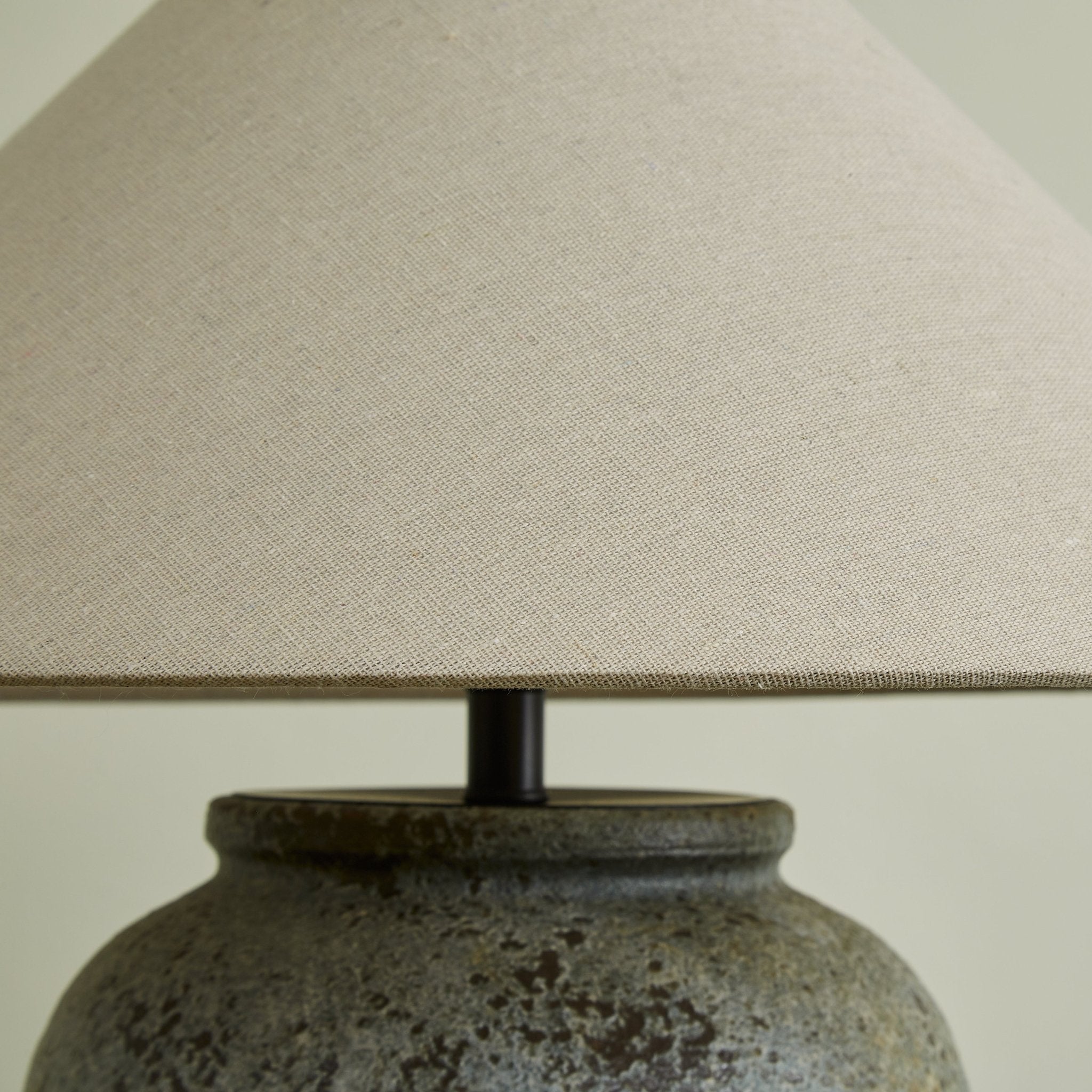 Terra Ceramic & Fabric Table Lamp
