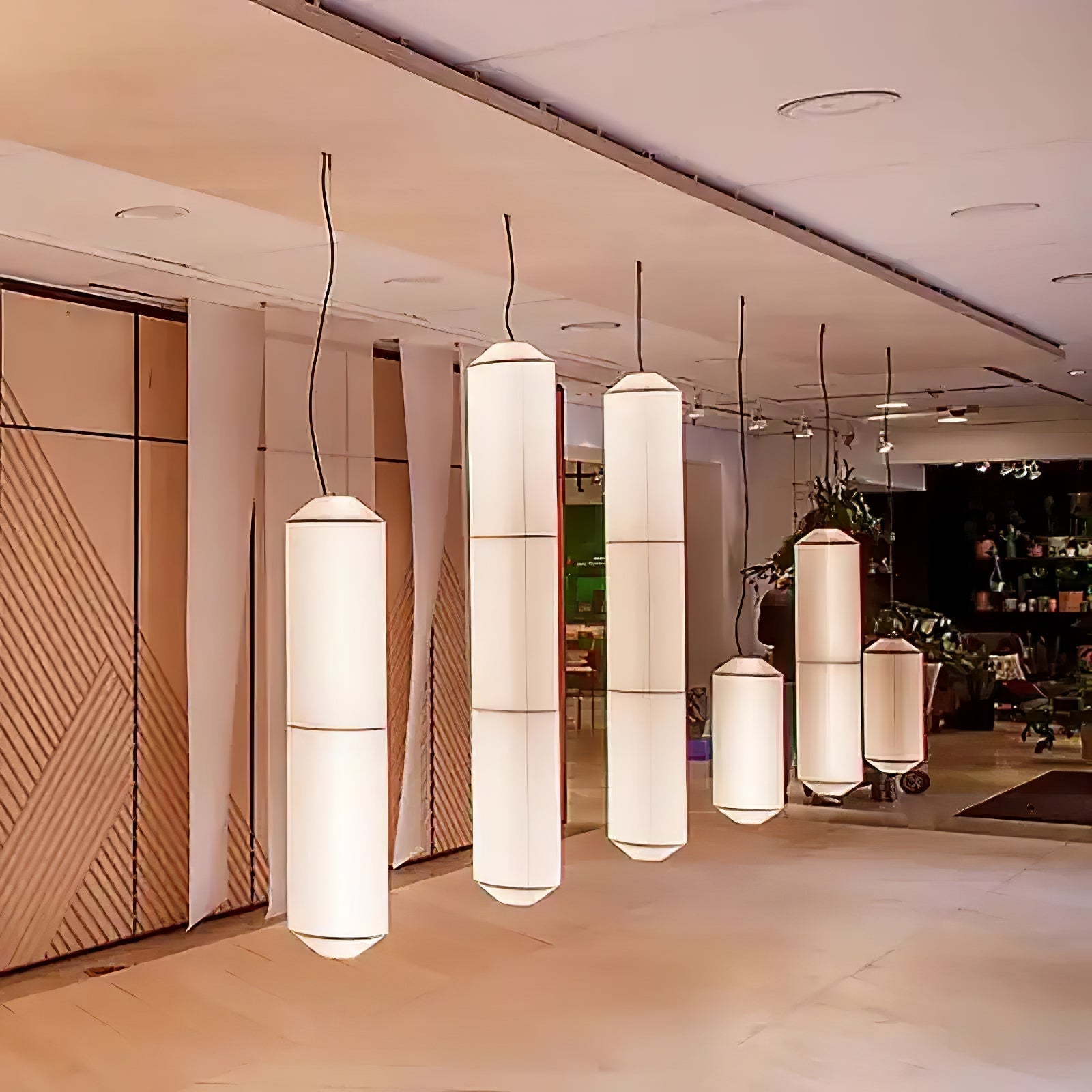 Oren Modern Minimalist Natural Mulberry Silk Pendant Lamp