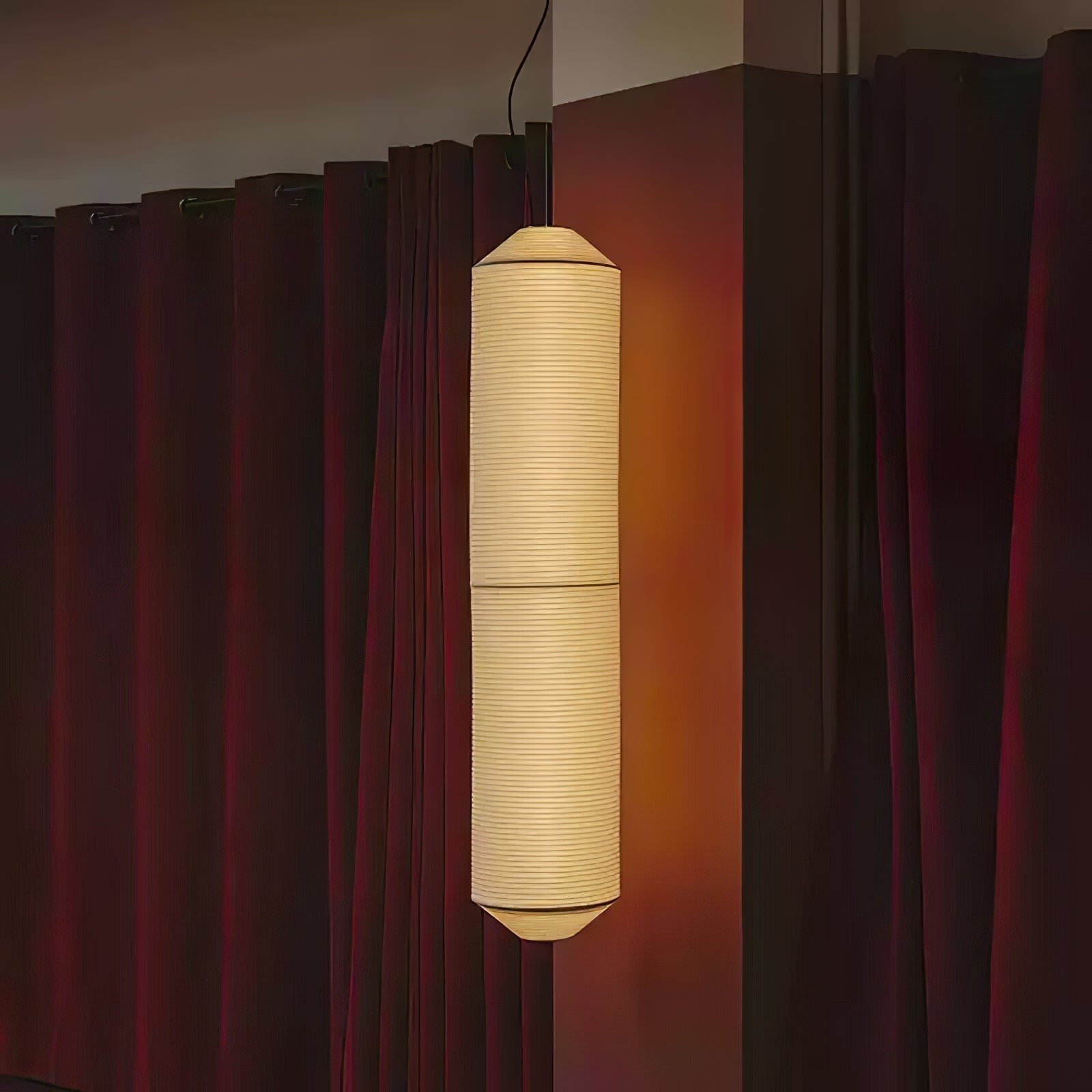 Oren Modern Minimalist Natural Mulberry Silk Pendant Lamp