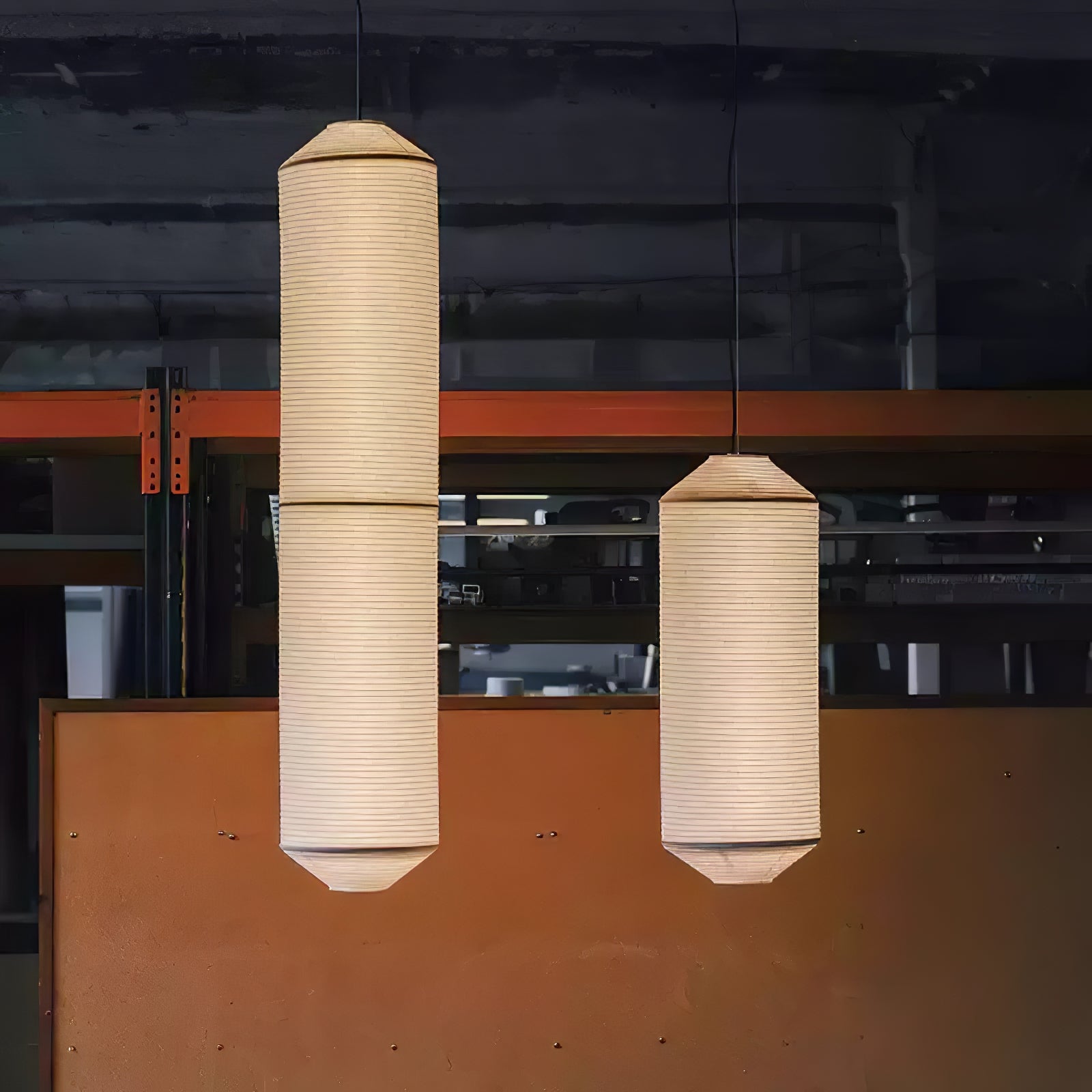 Oren Modern Minimalist Natural Mulberry Silk Pendant Lamp