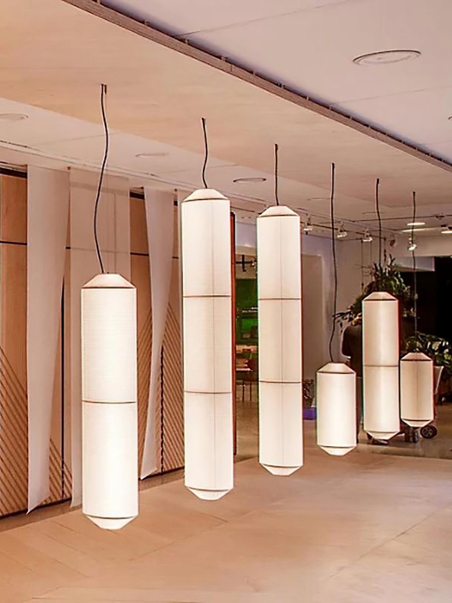 Oren Modern Minimalist Natural Mulberry Silk Pendant Lamp