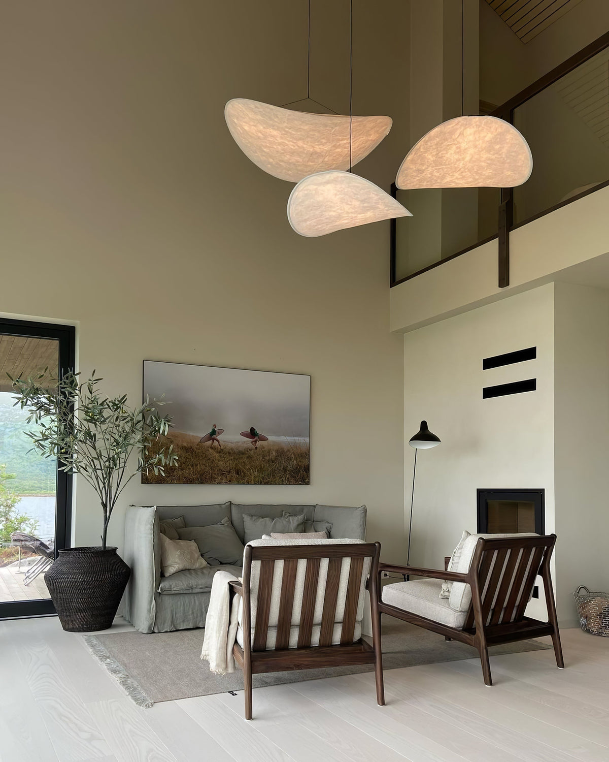 Twist Pendant Contemporary Swag Light