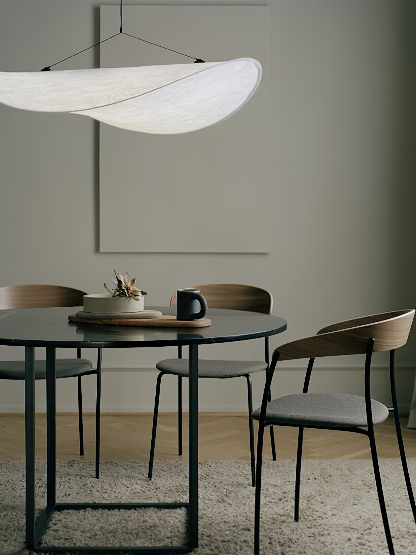 Larenol Paper & Glass Fiber Pendant Lamp