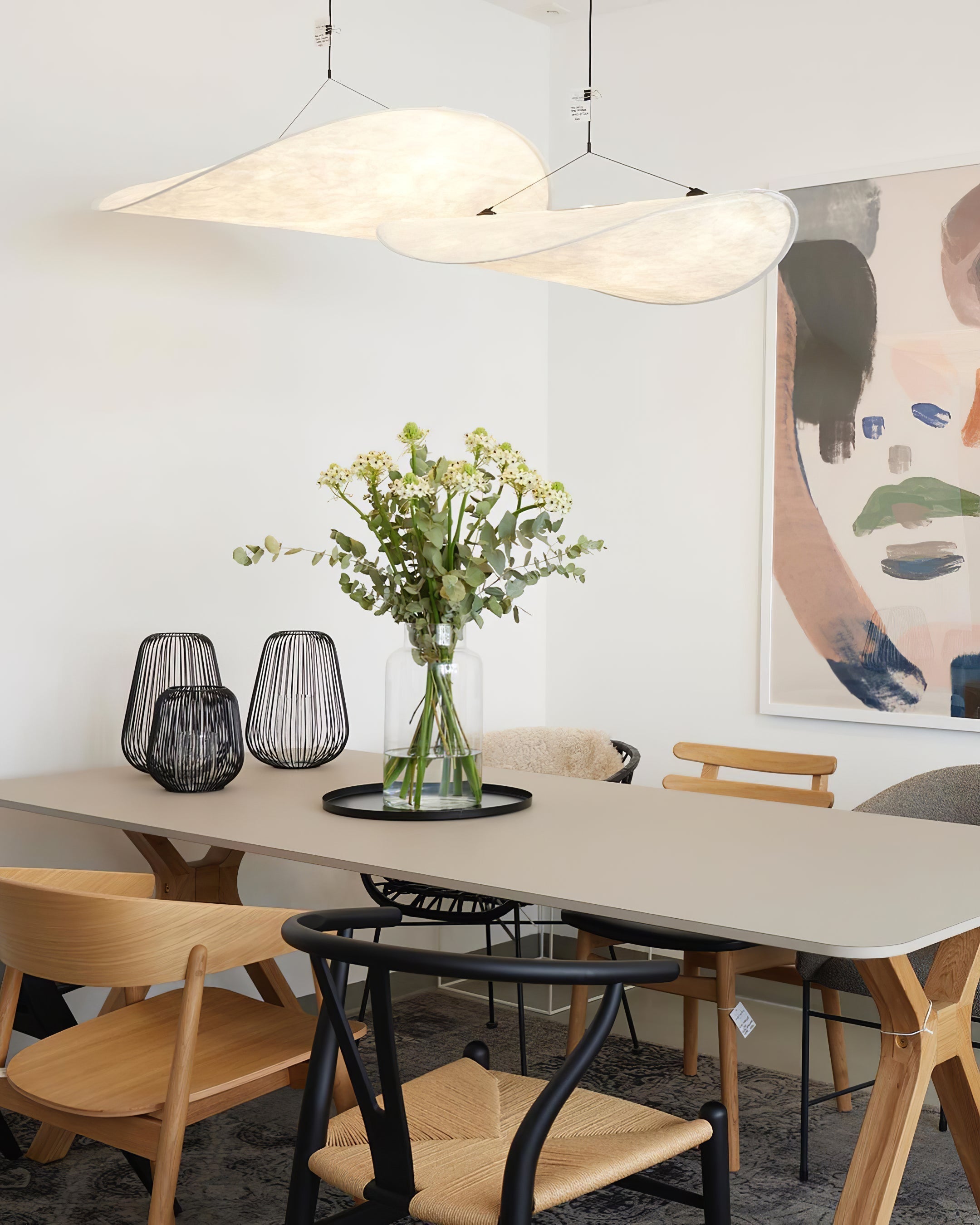 Larenol Paper & Glass Fiber Pendant Lamp