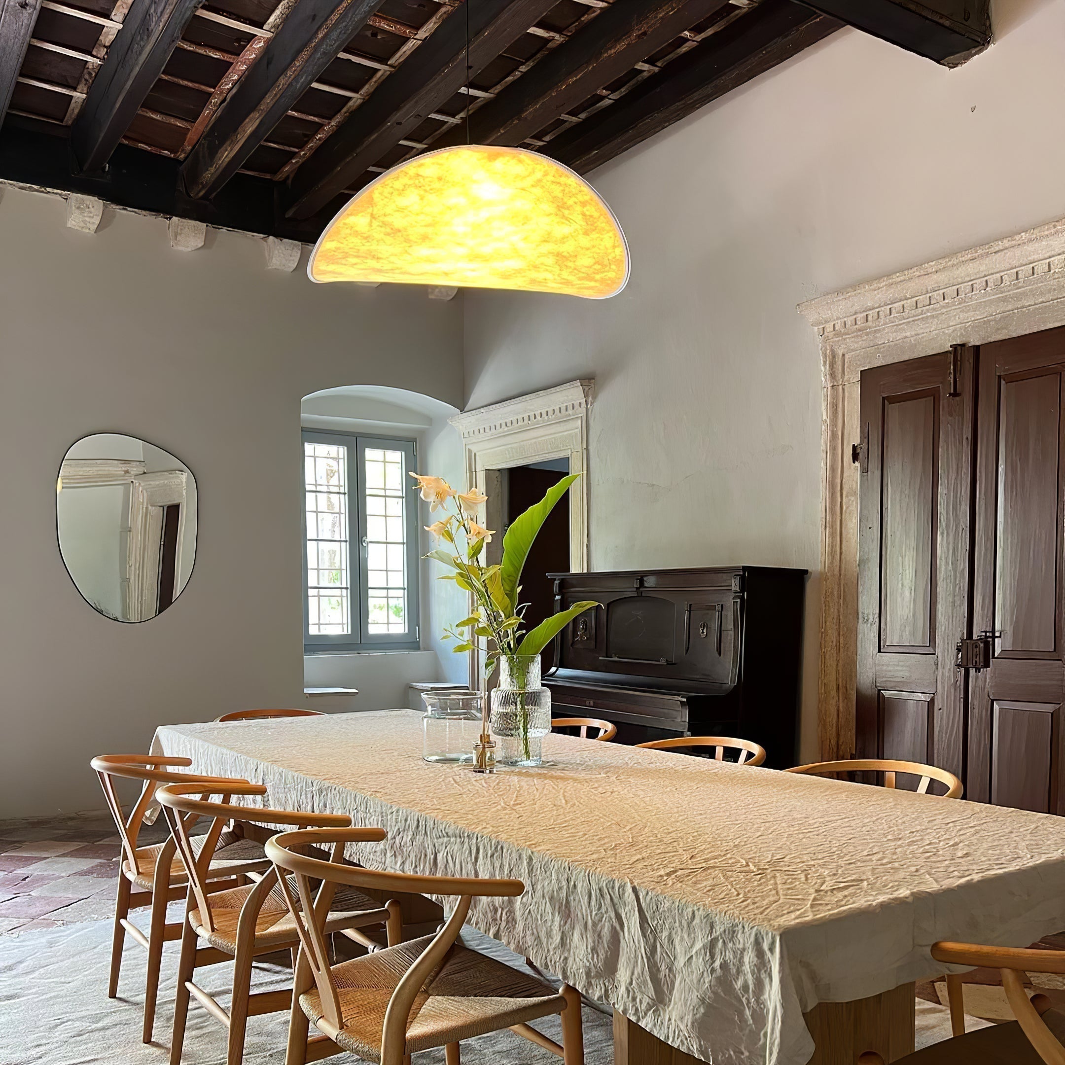 Larenol Paper & Glass Fiber Pendant Lamp