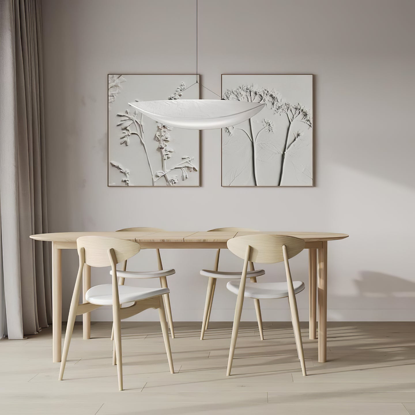 Larenol Paper & Glass Fiber Pendant Lamp